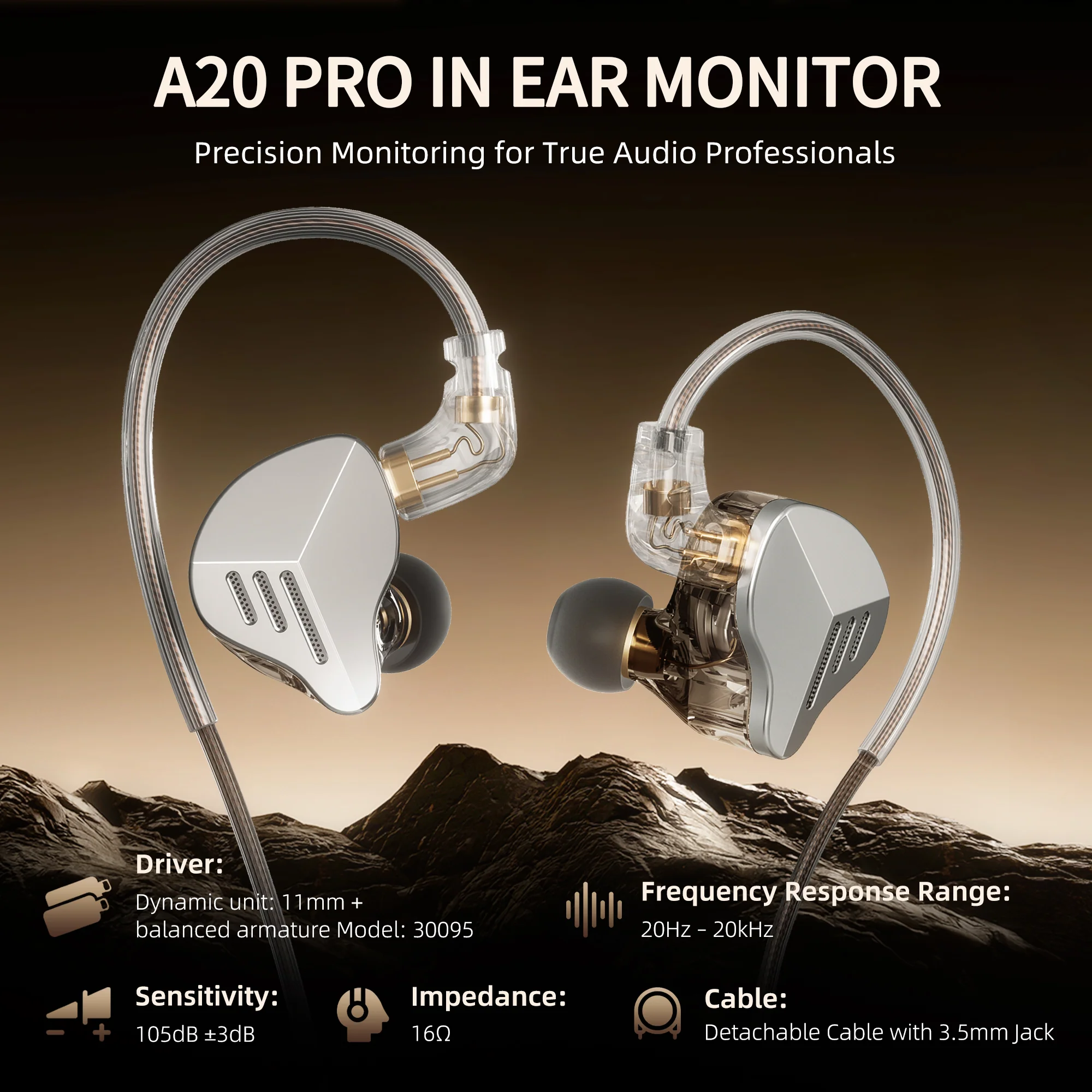 A20Pro Hi-Fi Earphone - Image 6