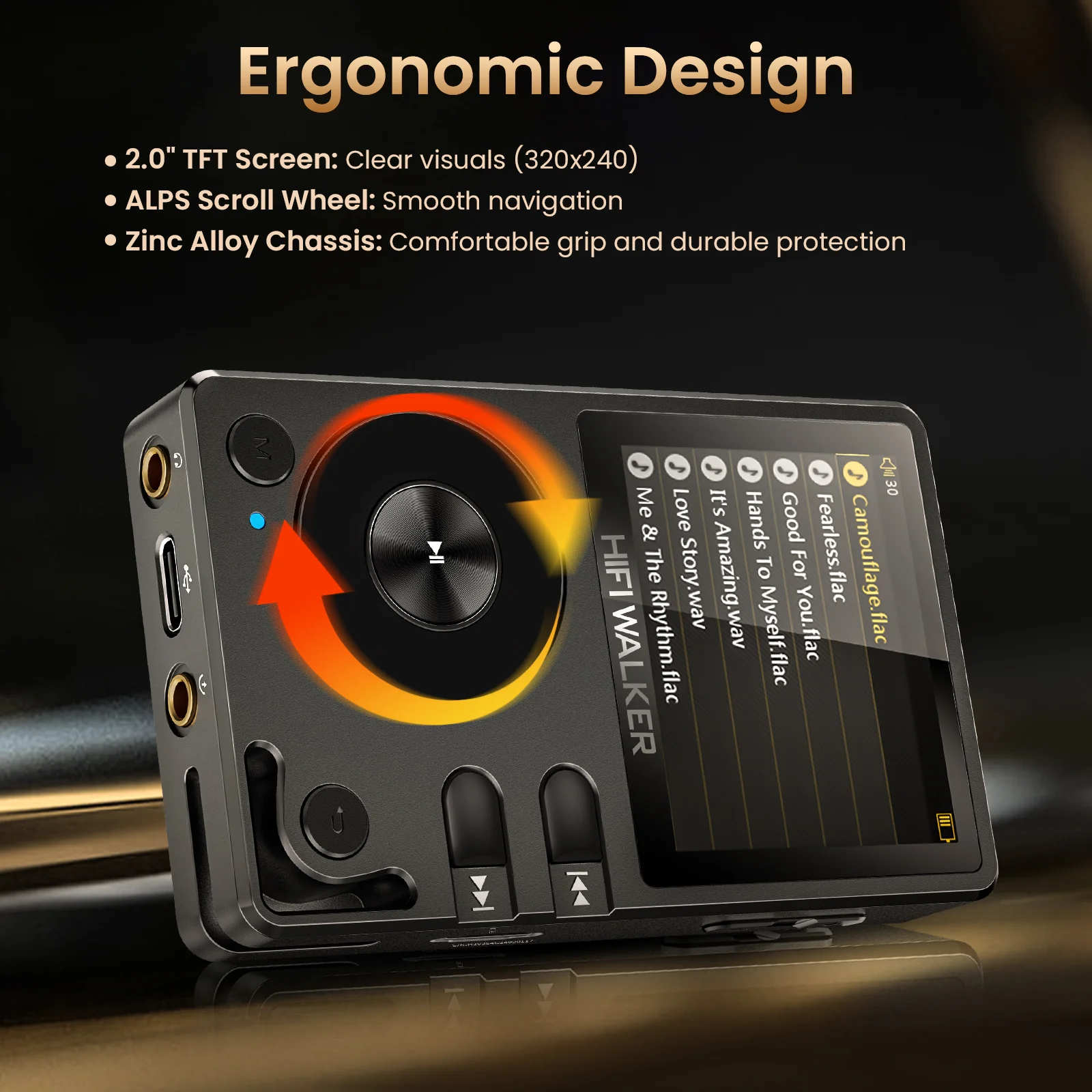 HIFI WALKER H2 Hi-Res Audio Player - Image 10