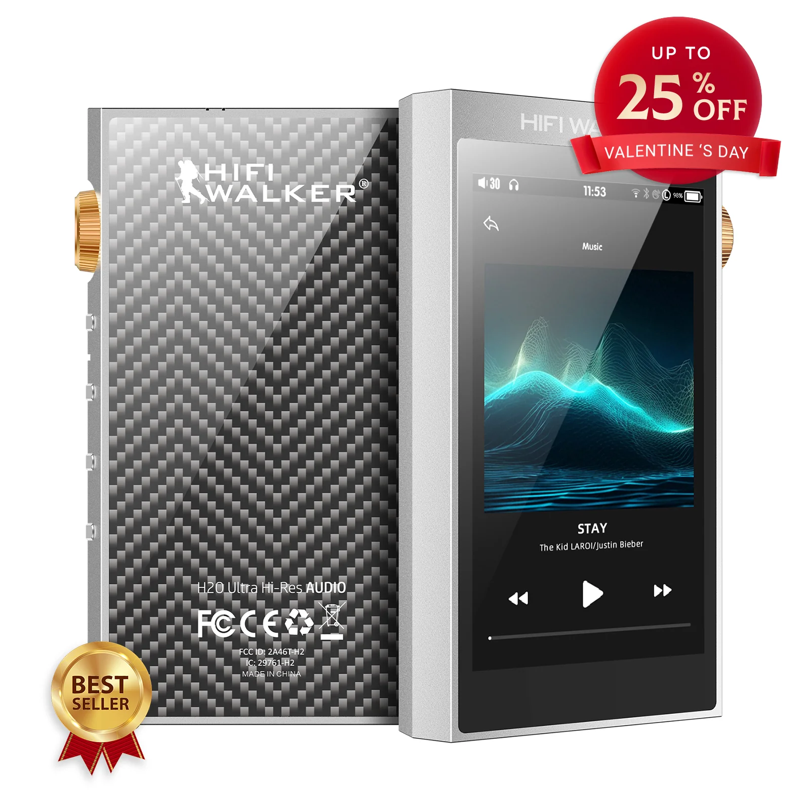 HIFI WALKER H20Ultra Hi-Res Audio Player - Image 11