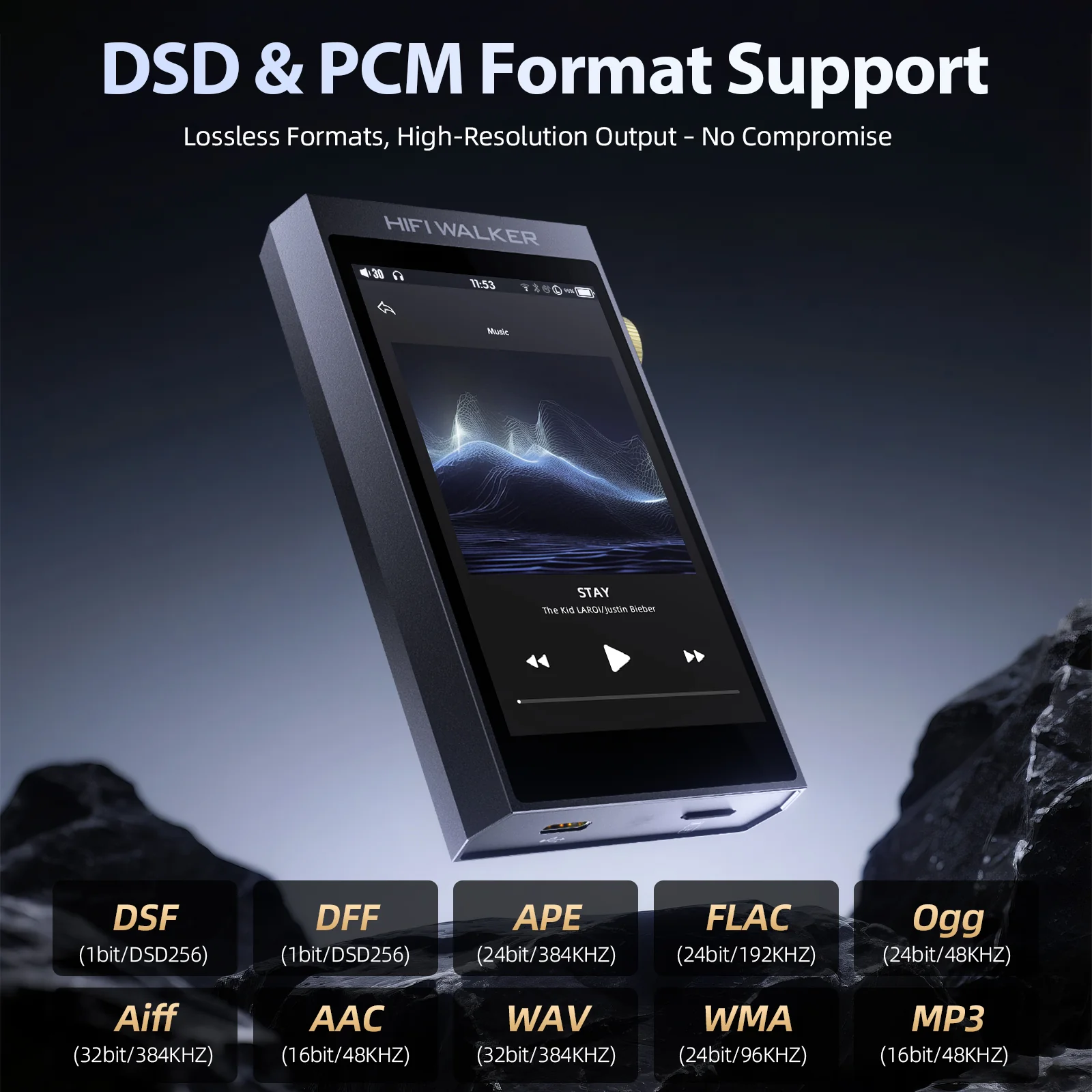 HIFI WALKER H20Ultra Hi-Res Audio Player - Image 6